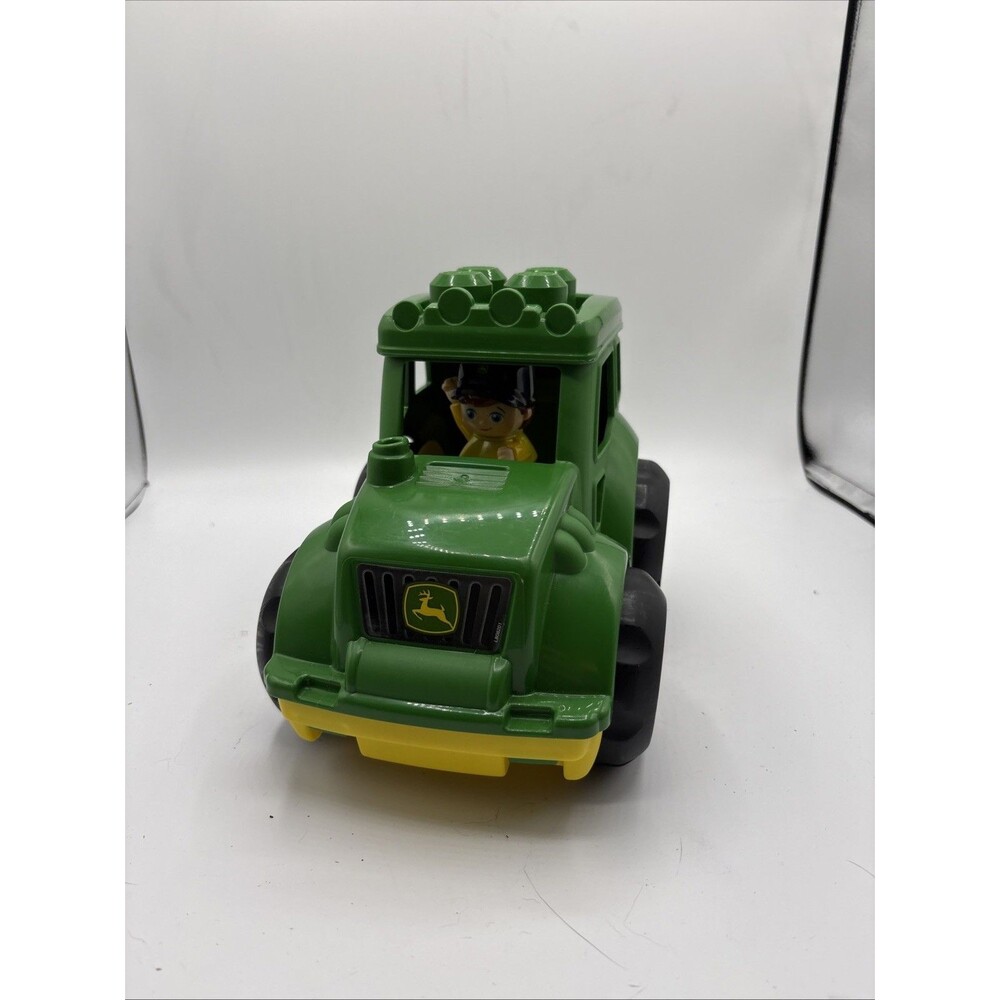Mega Bloks Big Blocks John Deere Lil' Tractor First Builders W/ Driver